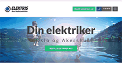Desktop Screenshot of elektris.no